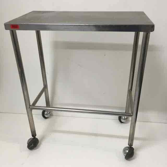 TROLLEY, Square Stainless Steel (31cmW x 57cmL x 70cmH)